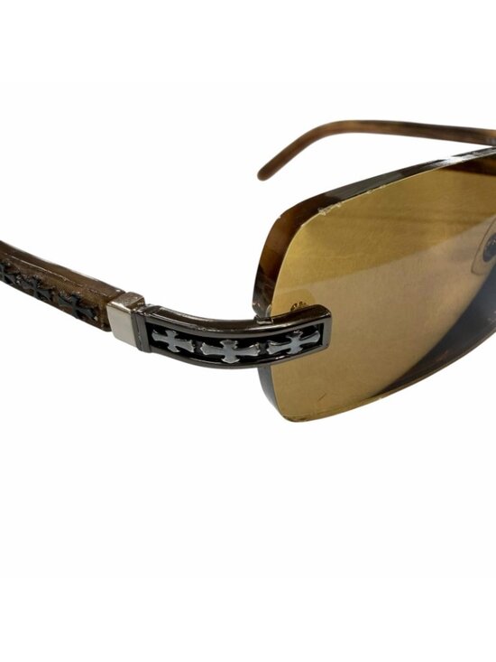 Chrome Hearts Three Bob 925 Rimless Two Point Cross Temple Eyewear Sunglasses main image 6